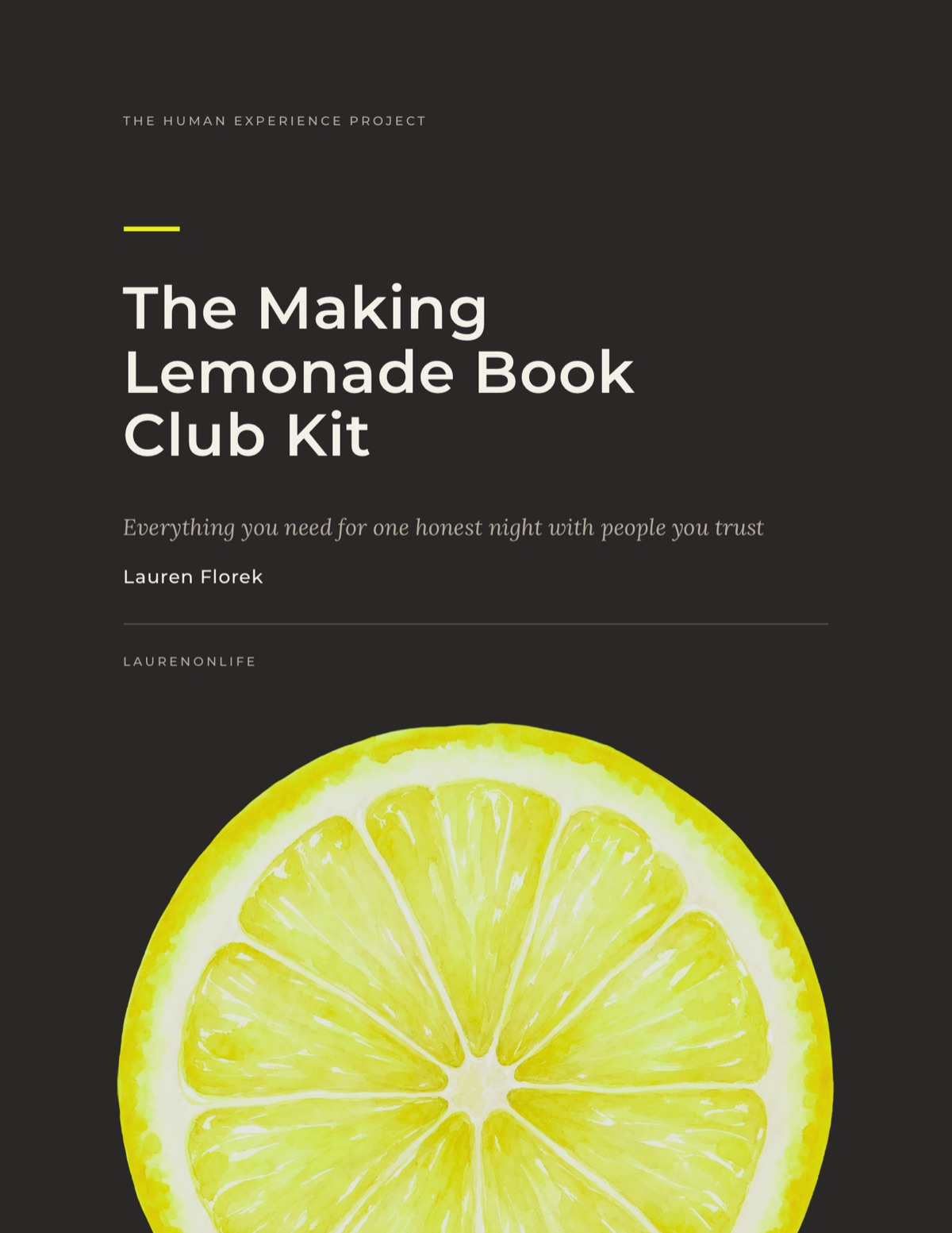 Cover of the Making Lemonade Book Club Kit.